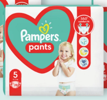 Pieluchomajtki Pampers Active Baby, rozmiar 5, pieluszki 28, 11kg-17kg