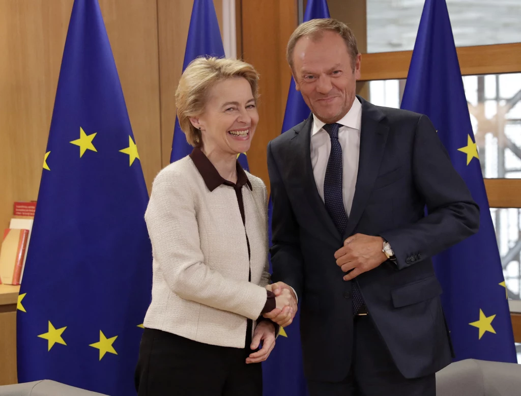 Ursula von der Leyen i Donald Tusk Ursula von der Leyen i Donald Tusk
