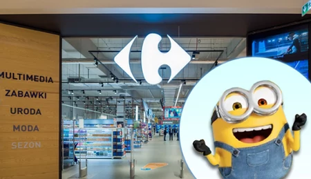 Minionki w Carrefour