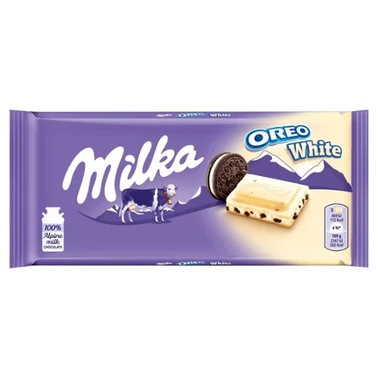 Milka Oreo White Biała czekolada 100 g - 2