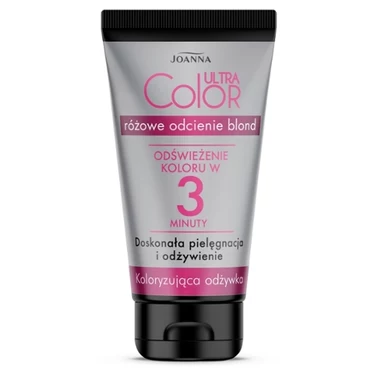 Joanna Ultra Color Koloryzująca odżywka różowe odcienie blond 100 g - 0