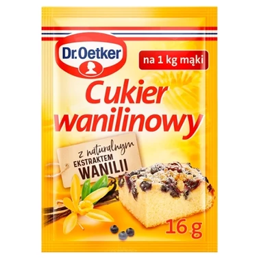 Dr. Oetker Cukier wanilinowy premium 16 g - 2