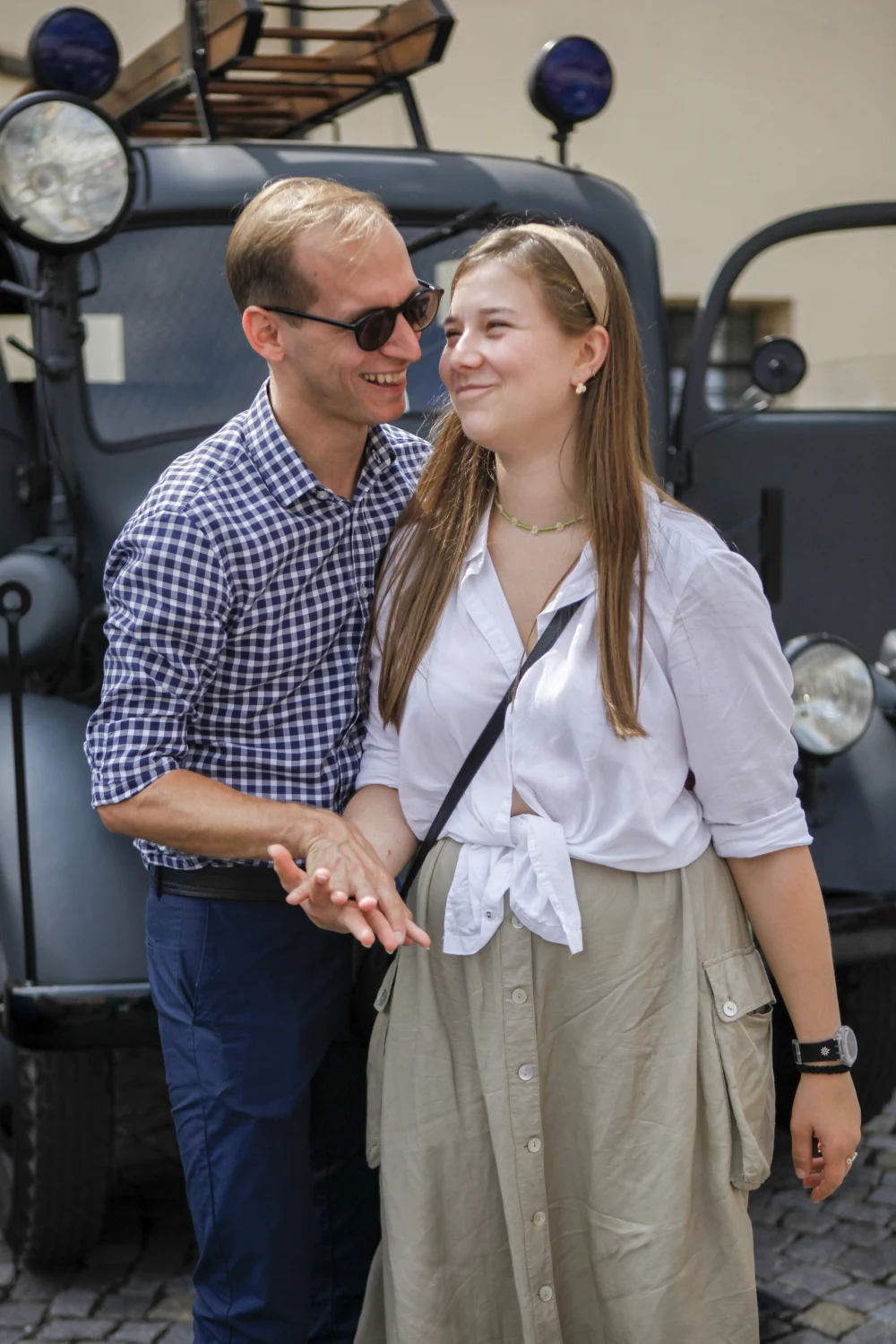 Julia Królikowska z mężem Julia Królikowska z mężem