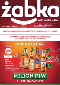 Gazetka promocyjna Żabka - Miliony piw w Żabce - ważna do 07-06-2022