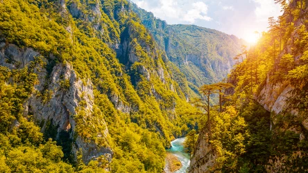 Kanion rzeki Tara to najgłębsza taka formacja w Europie