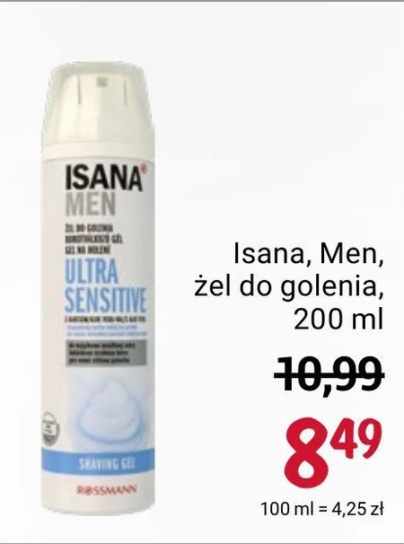 Żel do golenia Isana