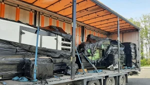 "Zatrzymana +fabryka+ waży ponad 3 tony. 