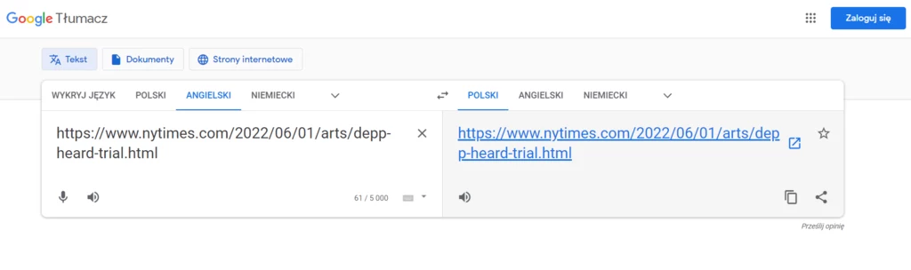 Funkcje Tłumacza Google pozwalają w łatwy sposób przetłumaczyć stronę internetową w obcym języku
