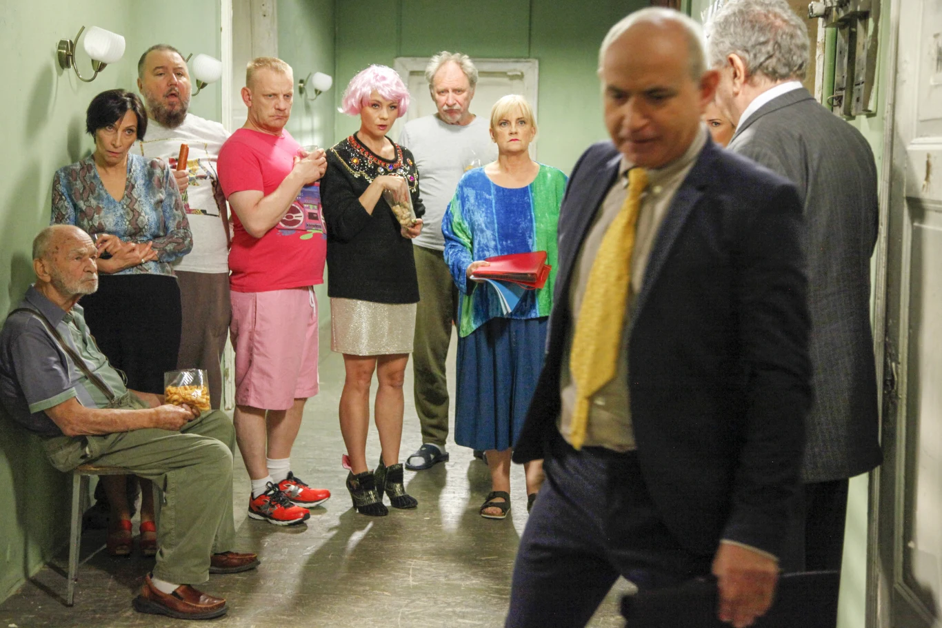 Na planie serialu "Świat według Kiepskich"