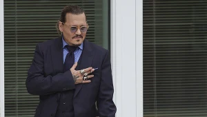 Johnny Depp w sądzie w Fairfax, w Wirginii (27 maja 2022)