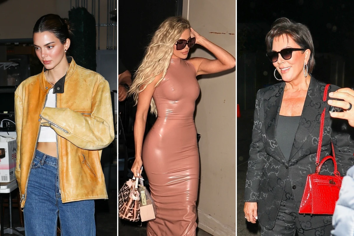 Khloe i Kendall na kolacji z matką Kris Jenner
