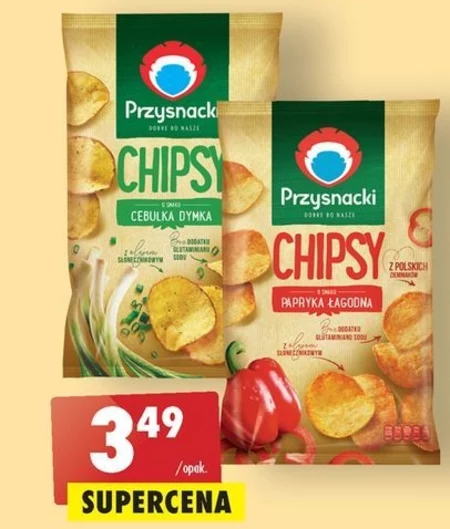 Przysnacki Chipsy o smaku cebulka dymka 135 g