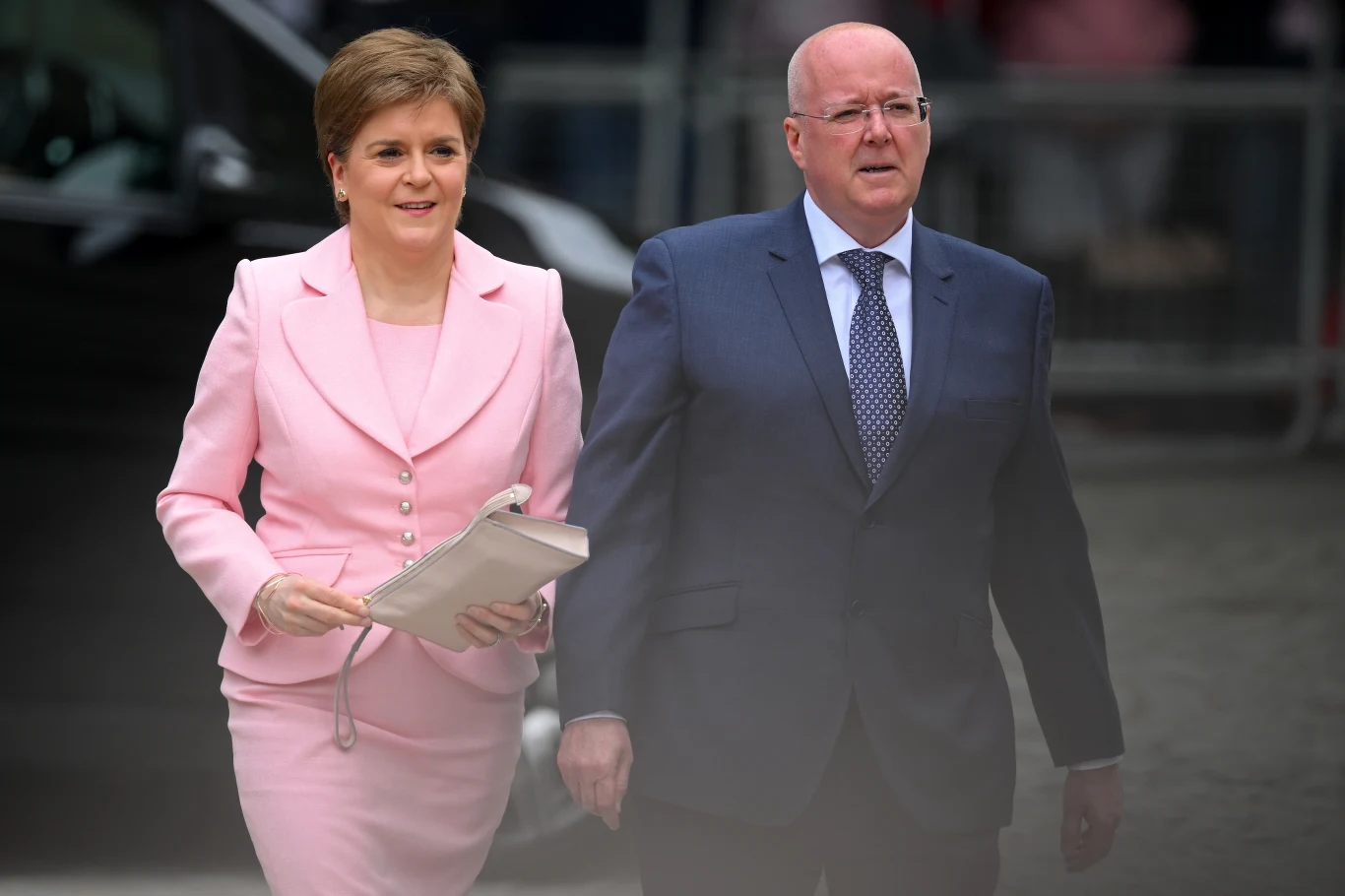 Pierwsza minister Szkocji Nicola Sturgeon z mężem Pierwsza minister Szkocji Nicola Sturgeon z mężem