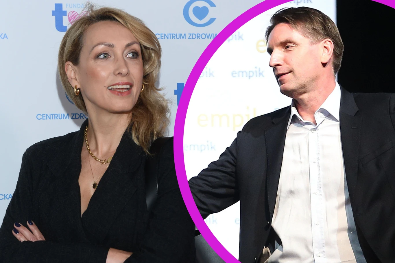 Anna Kalczyńska i Tomasz Lis Anna Kalczyńska i Tomasz Lis