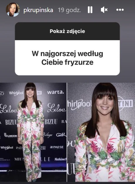 Paulina Krupińska przyznała, że z tej fryzury nie jest szczególnie dumna