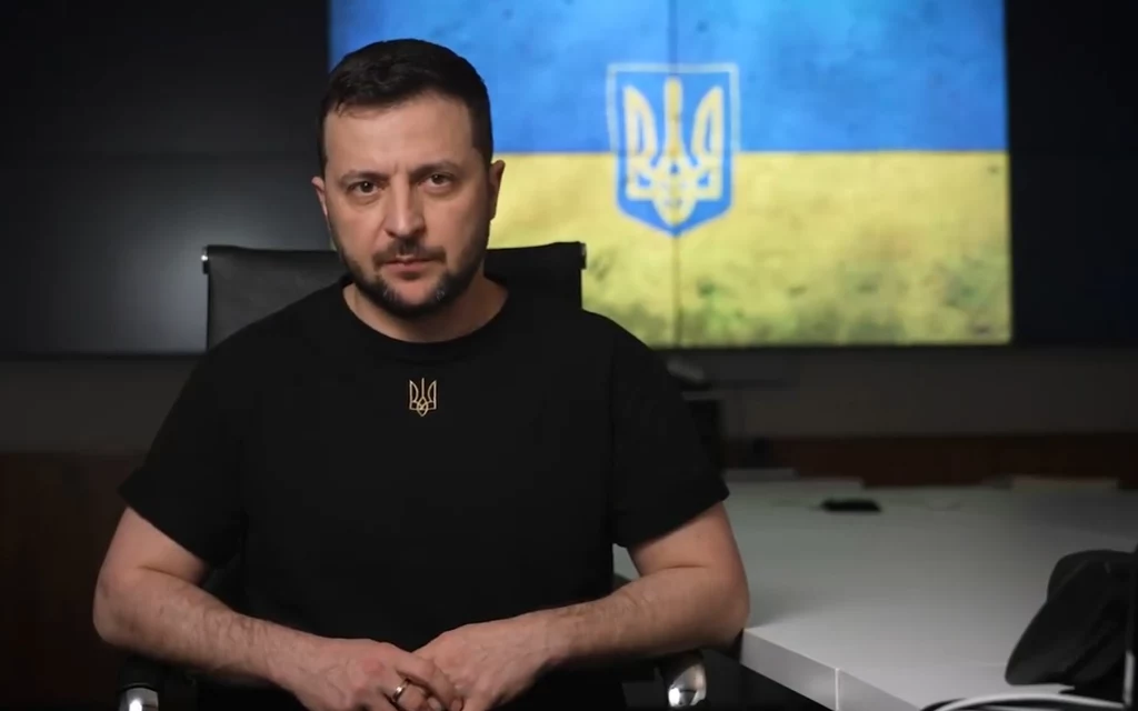 Wołodymyr Zełeński zwrócił się do burmistrzów w USA Wołodymyr Zełeński zwrócił się do burmistrzów w USA