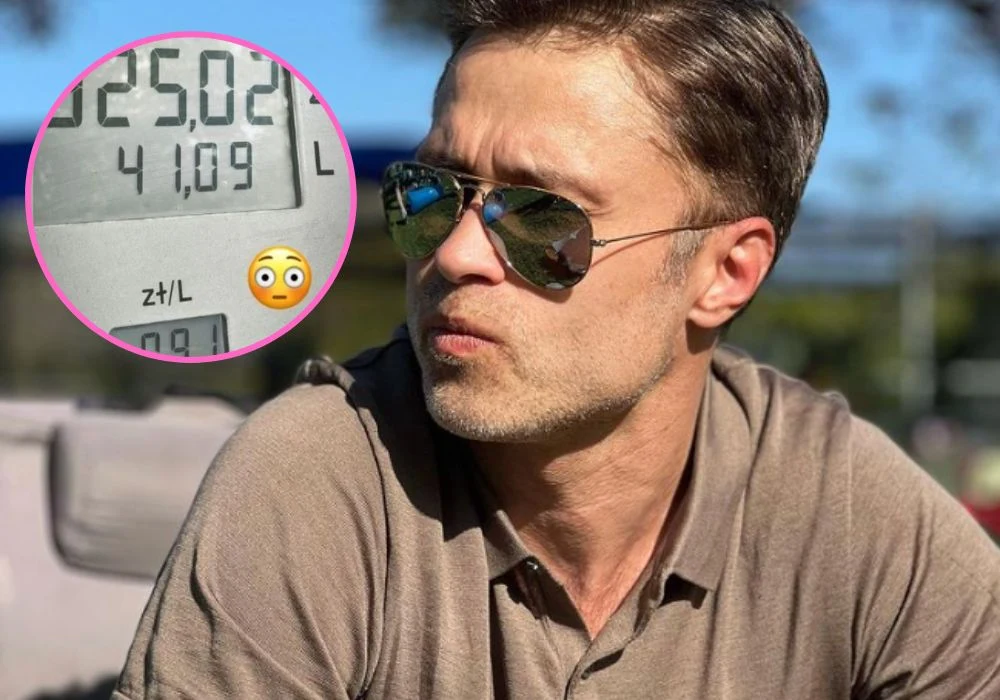 Maciej Zakościelny pokazał rachunek za paliwo Maciej Zakościelny pokazał rachunek za paliwo