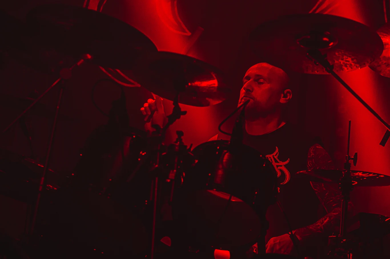 Azarath podczas koncertu na Mystic Festival 2022