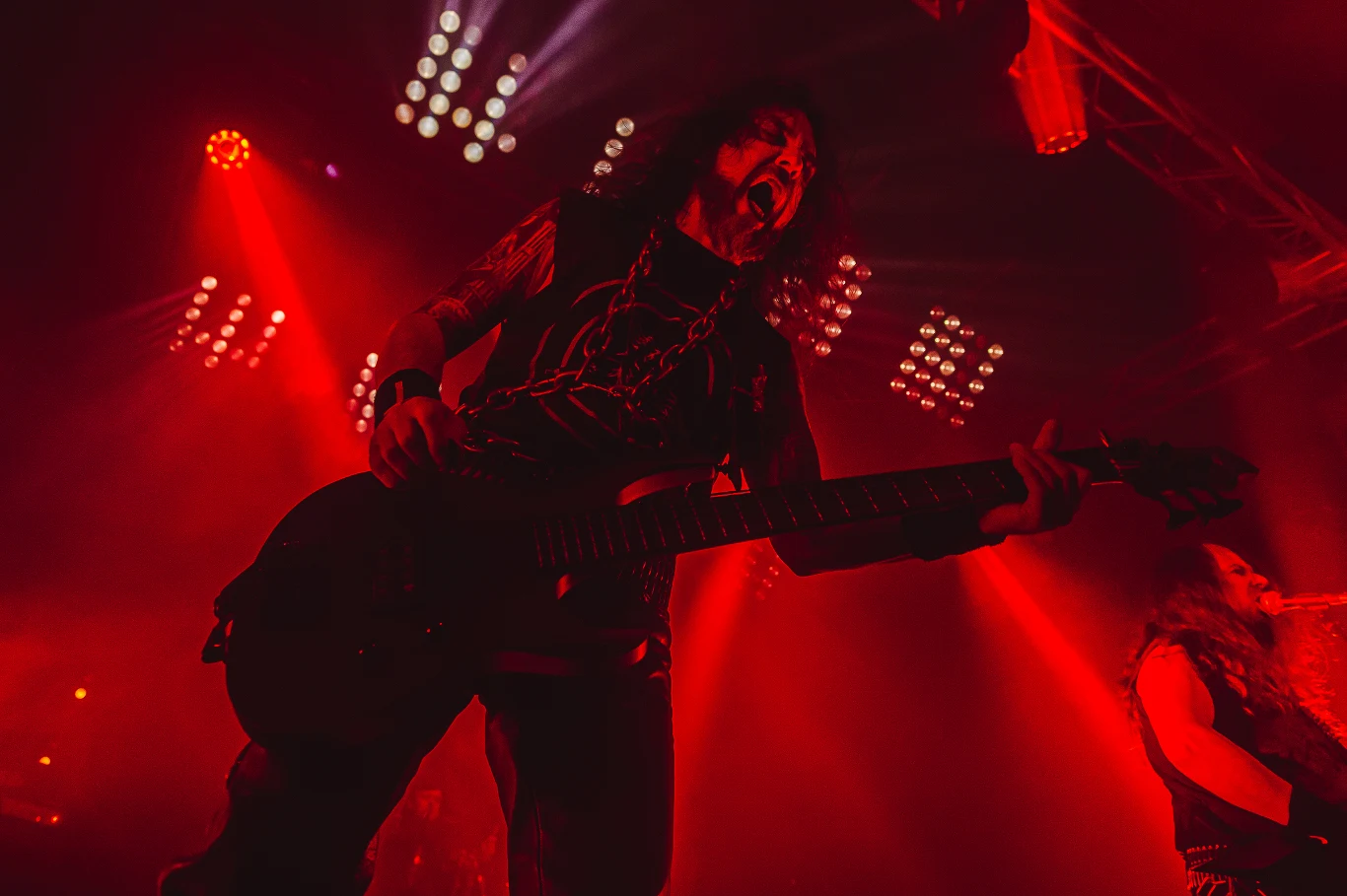 Azarath podczas koncertu na Mystic Festival 2022