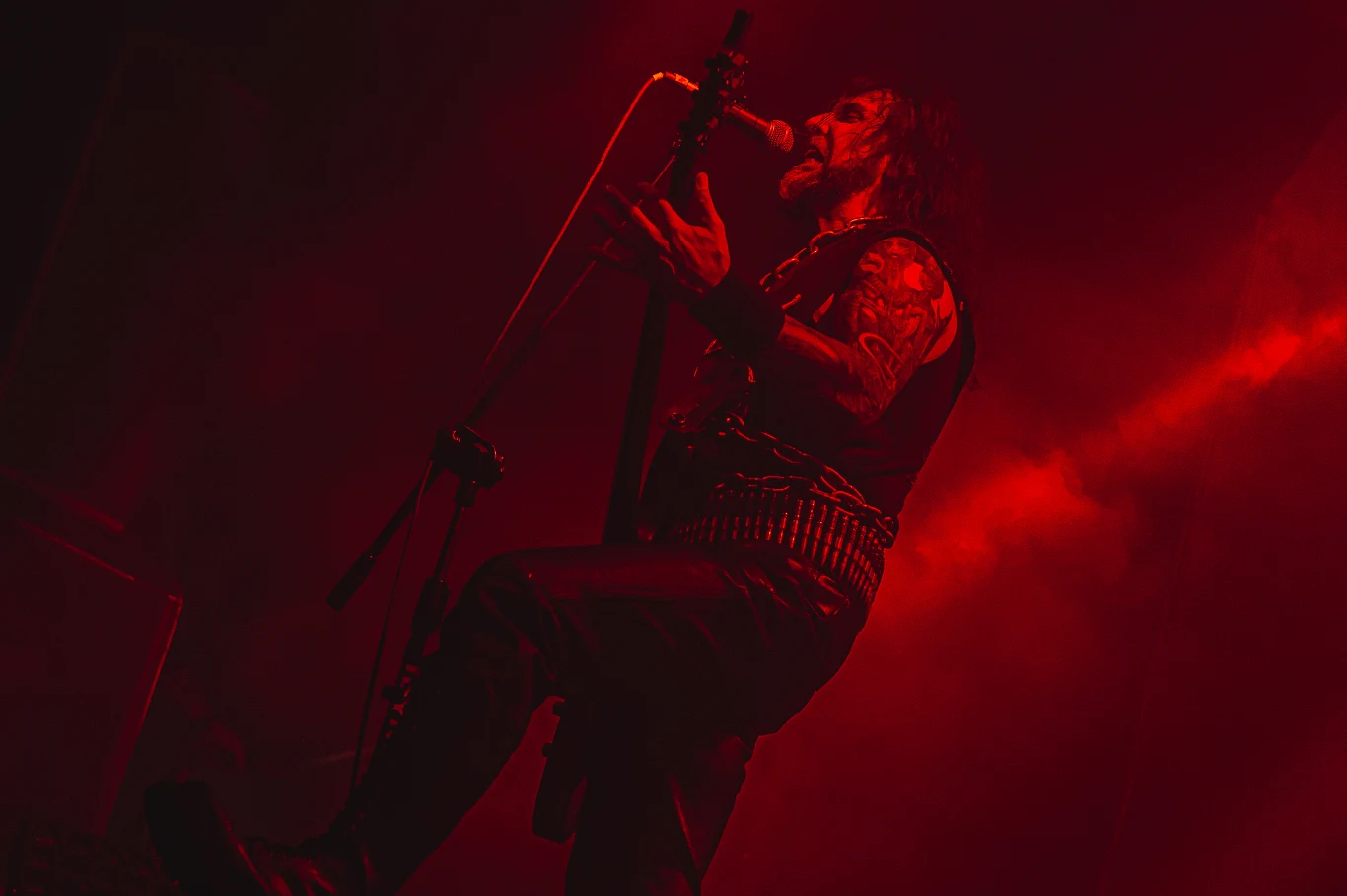 Azarath podczas koncertu na Mystic Festival 2022