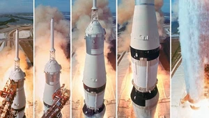 Spektakularny start rakiety Saturn V z Apollo 11 w spowolnieniu