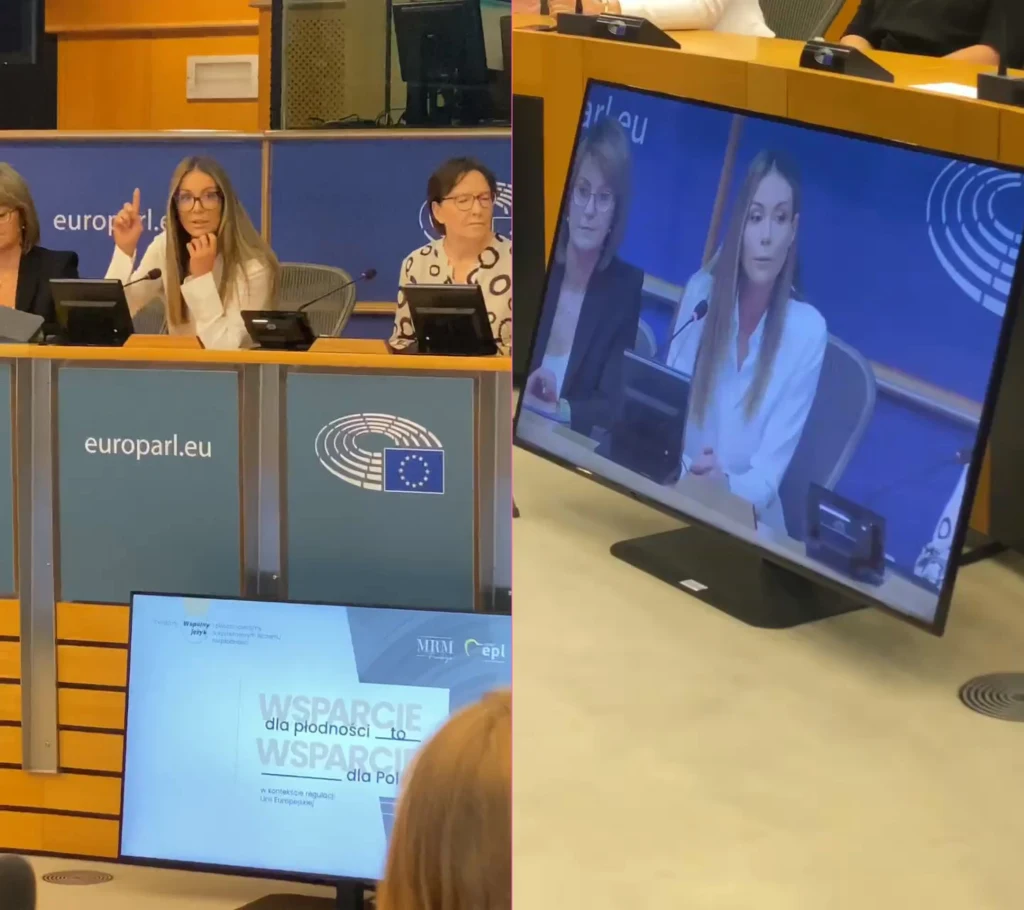 Małgorzata Rozenek w Europarlamencie Małgorzata Rozenek w Europarlamencie