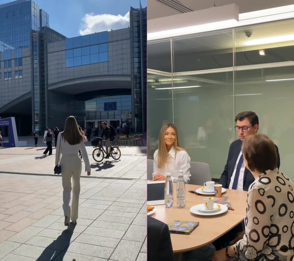 Małgorzata Rozenek w Europarlamencie Małgorzata Rozenek w Europarlamencie