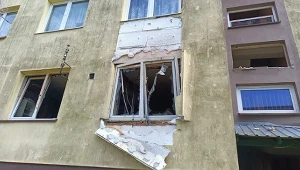 Wybuch gazu w mieszkaniu w Sztutowie