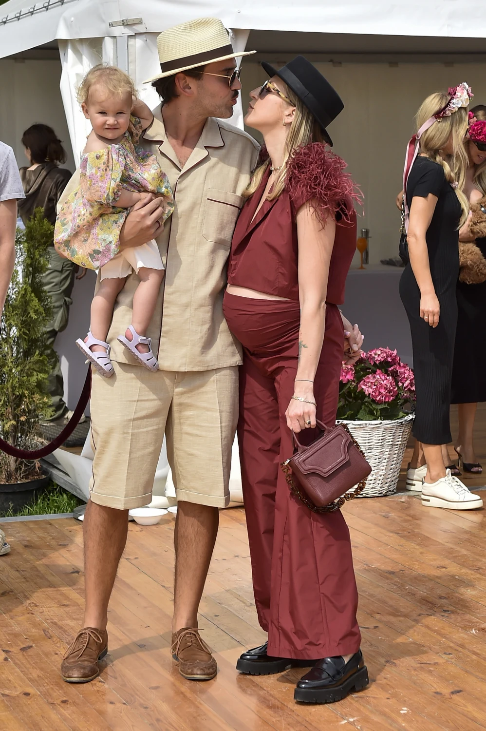 Lara Gessler z rodziną