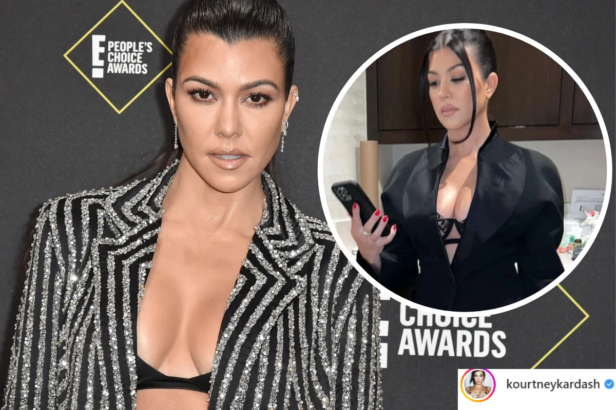 Kourtney Kardashian ma słabość do dekoltów i ultrakrótkich spódniczek Kourtney Kardashian ma słabość do dekoltów i ultrakrótkich spódniczek