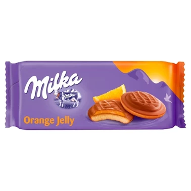 Milka Choco Jaffa Biszkopty z galaretką o smaku pomarańczowym oblewane czekoladą mleczną 147 g - 4