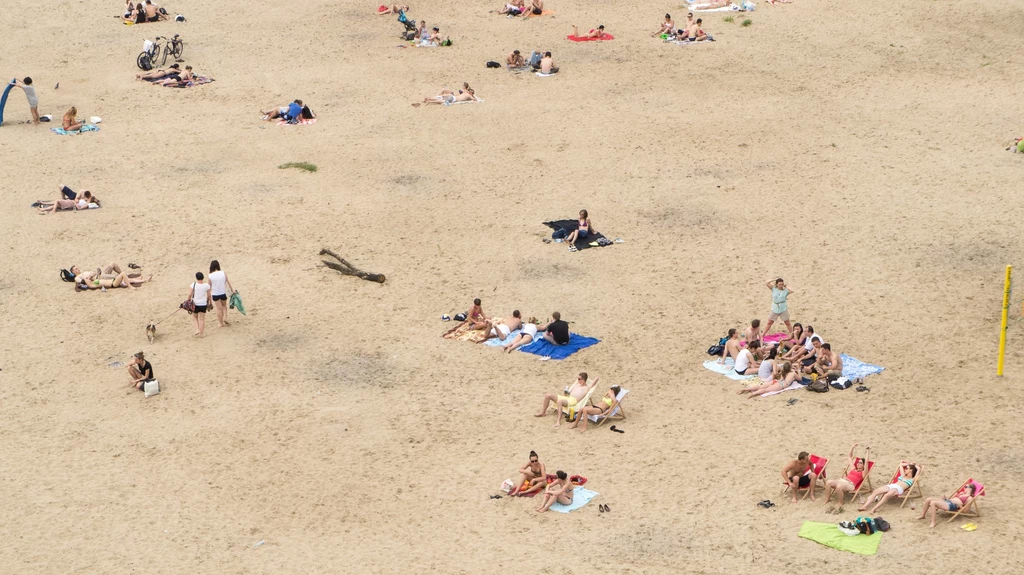 Na plaży zwłaszcza dzieci narażone są na niebezpieczeństwo kontaktu z bakteriami z powodu wielkiego entuzjazmu, z jakim oddają się jedzeniu piasku  
