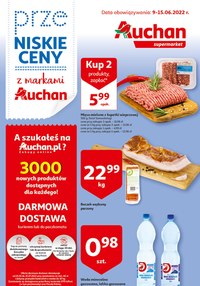 Gazetka promocyjna Auchan Supermarket - Zyskaj 10% w Auchan Supermarket! - ważna do 15-06-2022