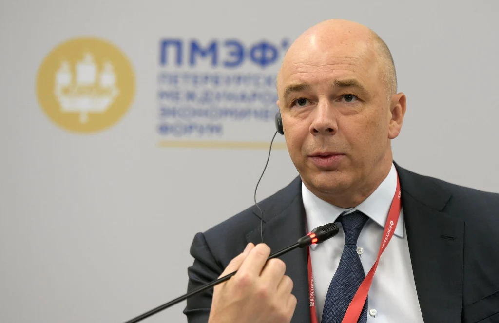 Rosyjski minister finansów Anton Siłuanow