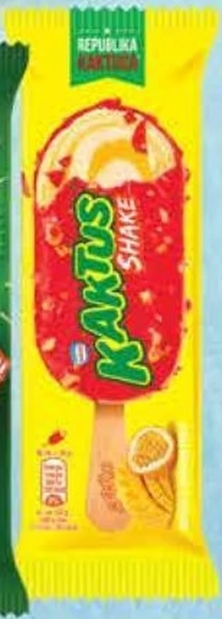 Kaktus Shake Lody o smaku mietankowym zakrcone z sorbetem marakuja-mango  90 ml - 10% TANIEJ! - promocja Dino - Ding.pl