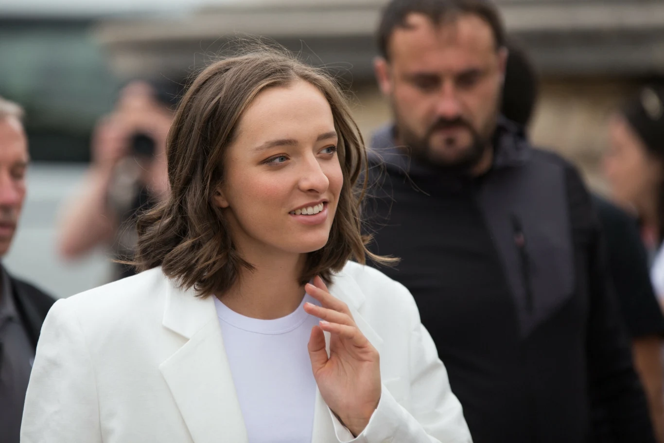 Iga Świątek - sesja z pucharem Roland Garros Iga Świątek - sesja z pucharem Roland Garros