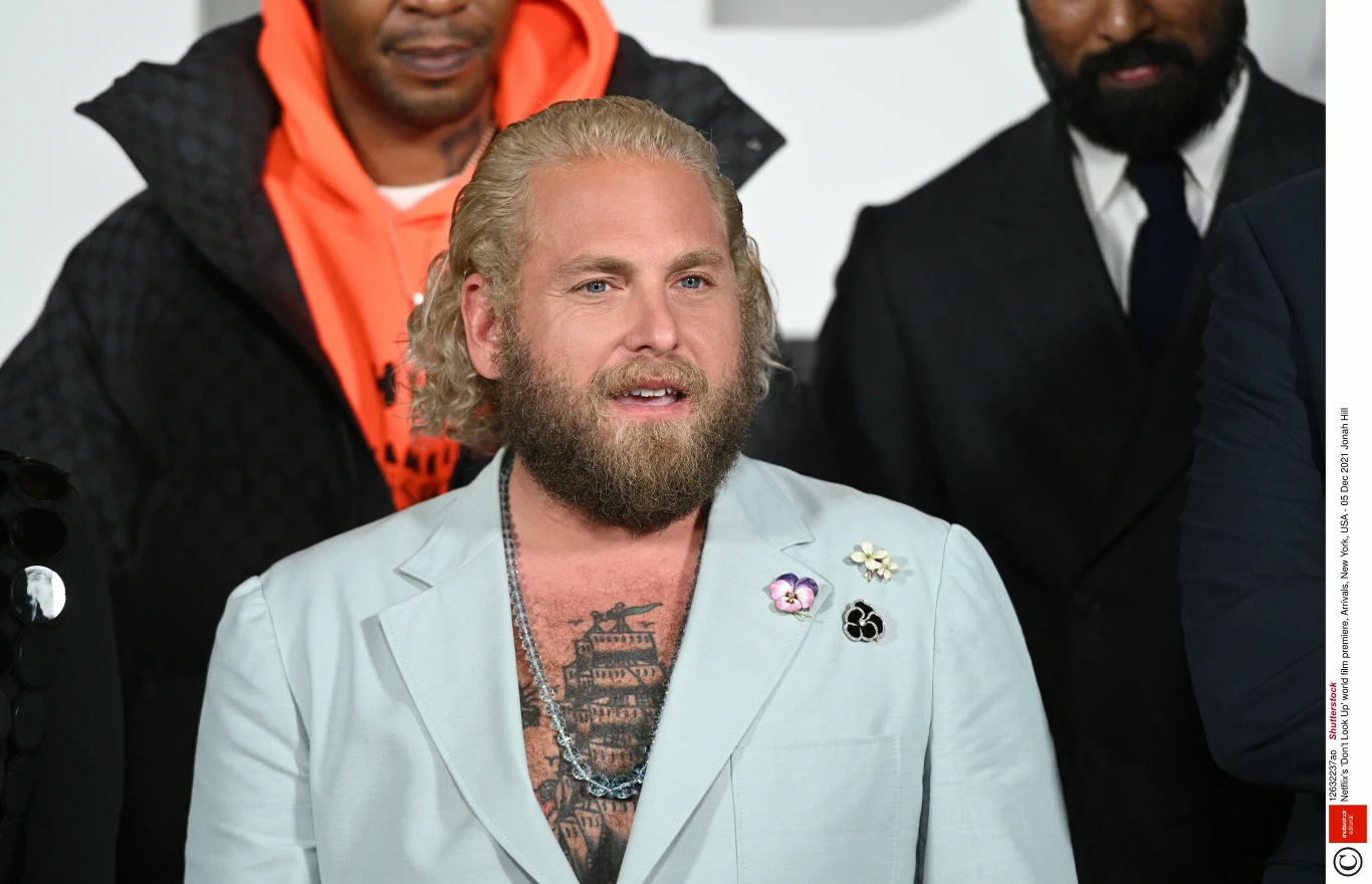 Jonah Hill na światowej premierze filmu "Nie patrz w górę" 