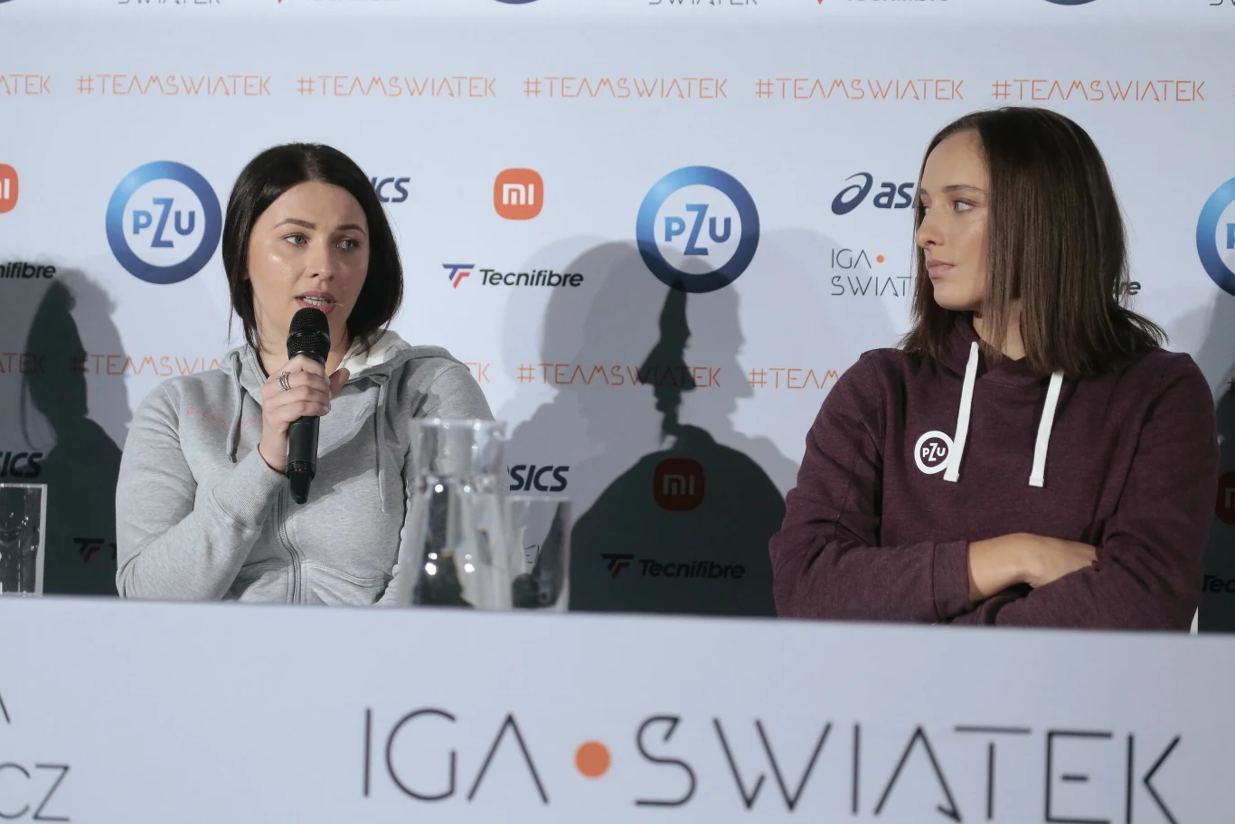 Paulina Wójtowicz i Iga Świątek