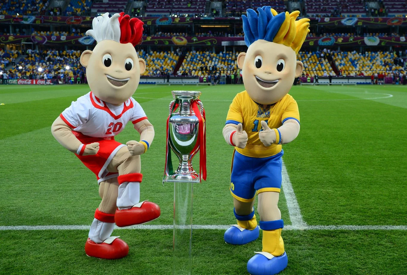 Maskotki Euro 2012