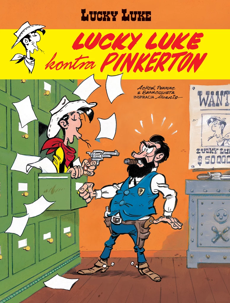 Lucky Luke. Lucky Luke kontra Pinkerton, tom 74