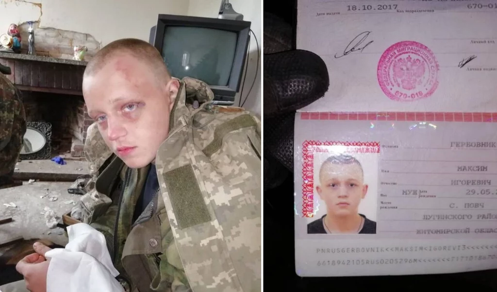 Snajper Maksim Gerbownik pochodzi ze wsi Powcz w obwodzie żytomierskim (Ukraina) Snajper Maksim Gerbownik pochodzi ze wsi Powcz w obwodzie żytomierskim (Ukraina)