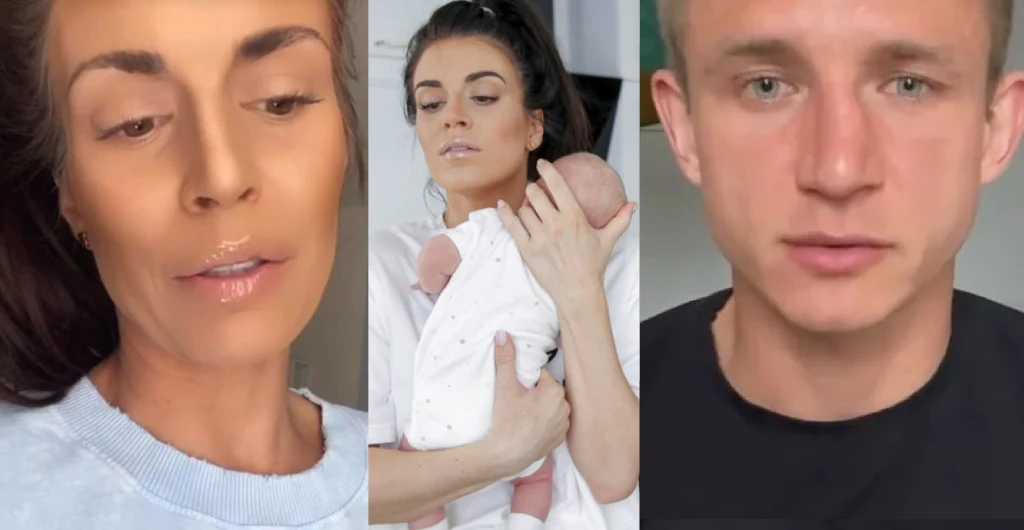 Magdalena Stępień, Jakub Rzeźniczak i ich synek Oliwier