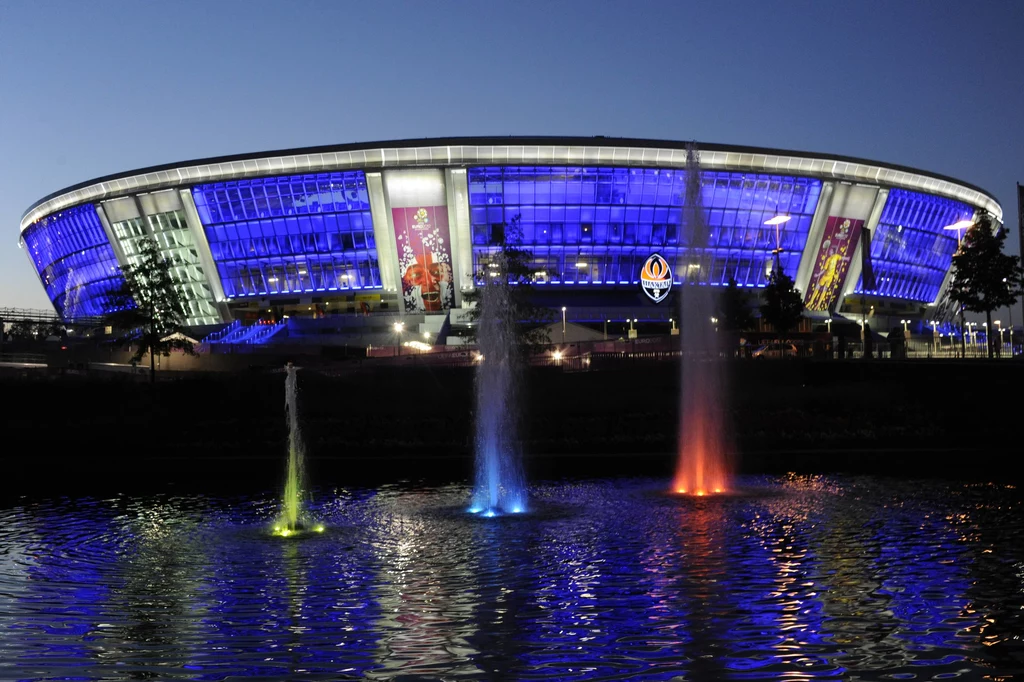Tak wyglądał stadion w Doniecku Tak wyglądał stadion w Doniecku