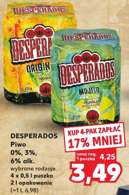 Desperados Mojito Piwo 4 x 500 ml