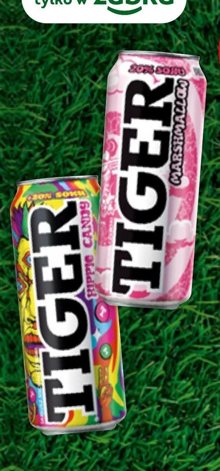 Tiger Gazowany owocowy napój energetyzujący o smaku owoców egzotycznych 500 ml