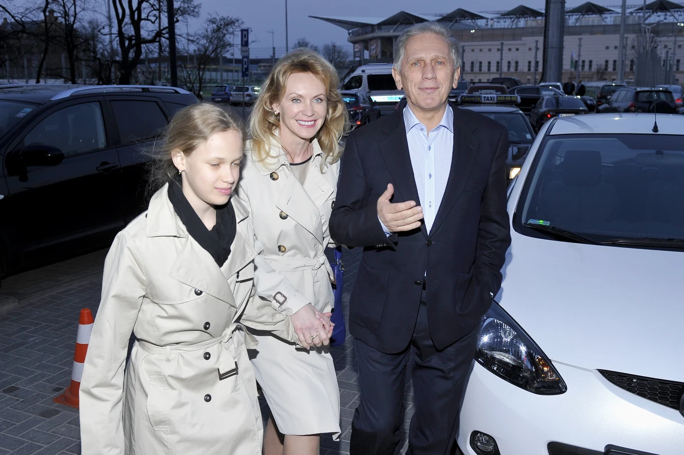 Helena Englert z rodzicami