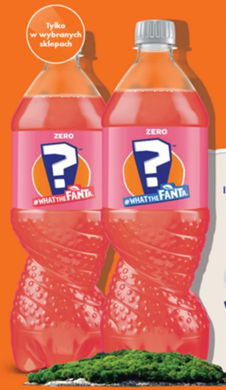 Fanta zero Napój gazowany o smaku truskawki i kiwi 850 ml