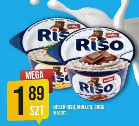Müller Riso Deser mleczno-ryżowy truskawka 200 g