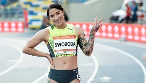 Lekkoatletyka. Mistrzostwa Polski w Suwałkach 2022. Terminarz: kiedy i o której zawody? Gdzie oglądać? Transmisja w tv i stream online. Na zdjęciu Ewa Swoboda