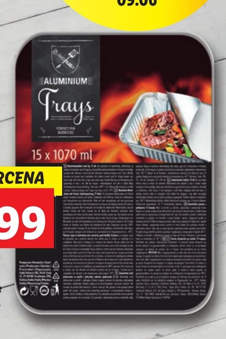 Tacki aluminiowe Master Grill Party